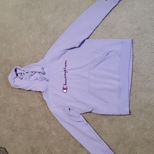 Purple Champion sweatshirt